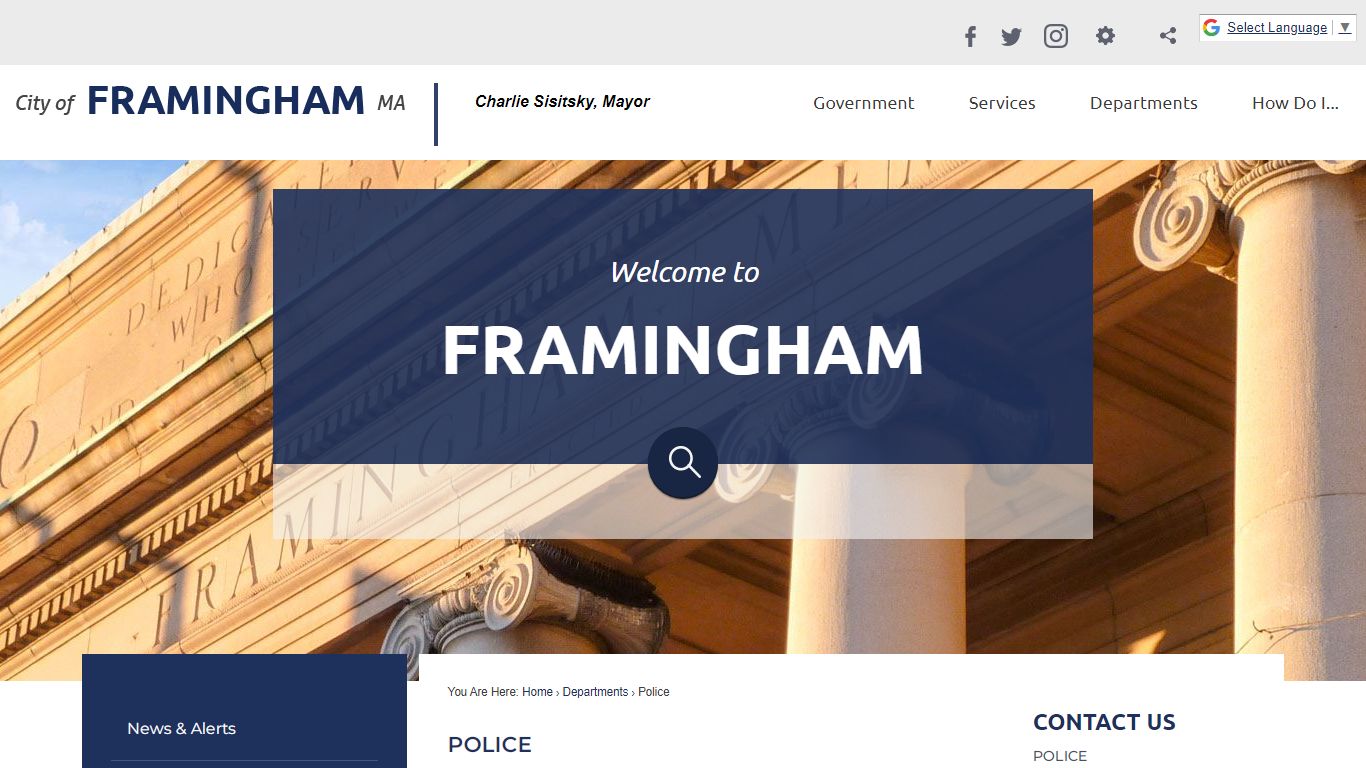 Police | City of Framingham, MA Official Website