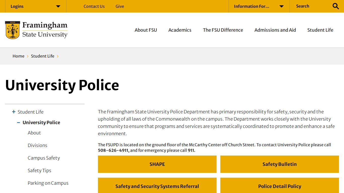University Police